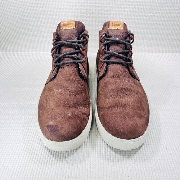 OluKai Nana Hele Chukka Bootie Shoe Suede Leather Waterproof Mens Size 10.5 - Picture 2 of 11